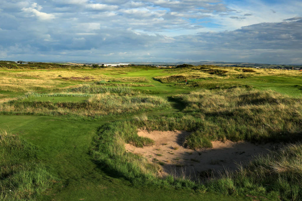 The par-5 6th hole at Royal Troon